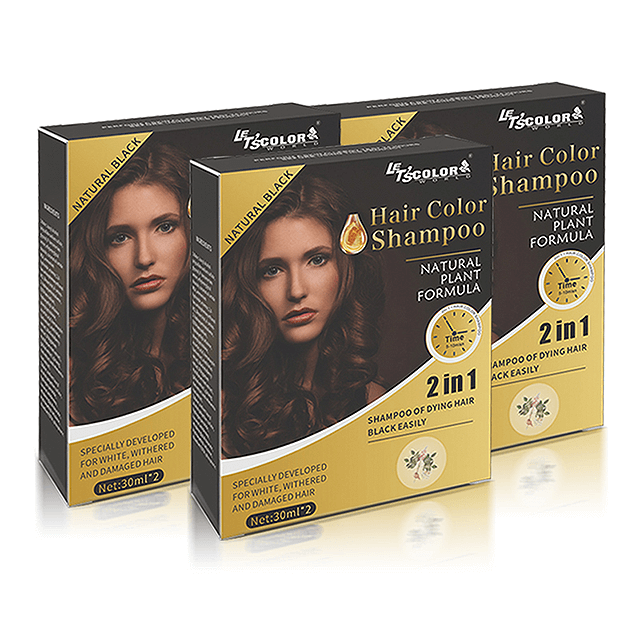 Azeitonas pretas de ervas 30ml shampoo tintura de cabelo 2 em 1